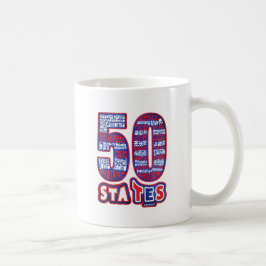 TAZA DE CAFÉ 50 STATES USA
