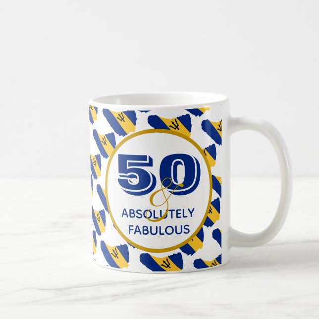 Taza De Café 50 y absolutamente fabulosa celebración de BARBADO (Derecha)