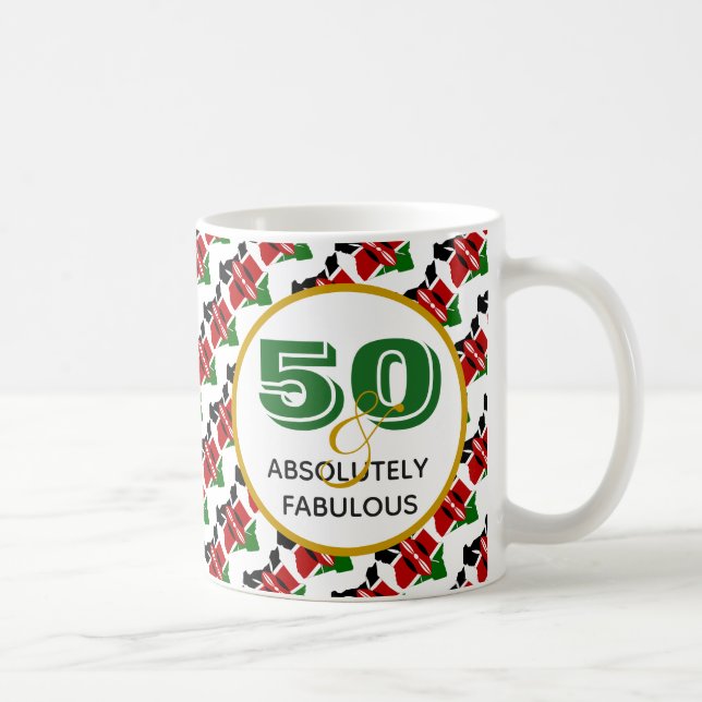 Taza De Café 50 y absolutamente fabuloso cumpleaños de KENIA (Derecha)