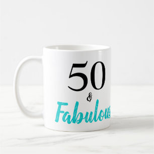 Taza De Café 50 y fabulosa fiesta de cumpleaños turquesa
