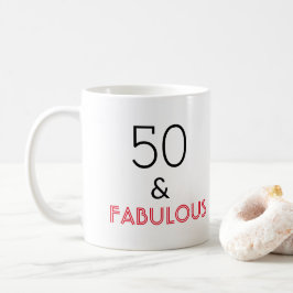 Taza De Café 50 y fabuloso cumpleaños