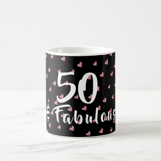 Taza De Café 50 y fabuloso cumpleaños (Centro)
