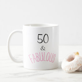 Taza De Café 50 y fabuloso cumpleaños