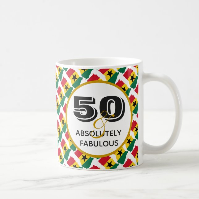 Taza De Café 50 y Fabuloso GHANA (Derecha)