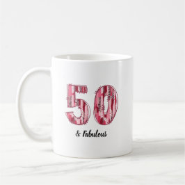 Taza De Café 50 y fabulosos pincel rosa y leopardo