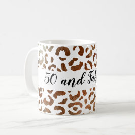 Taza De Café 50 y un fabuloso resumen de impresión de chitas