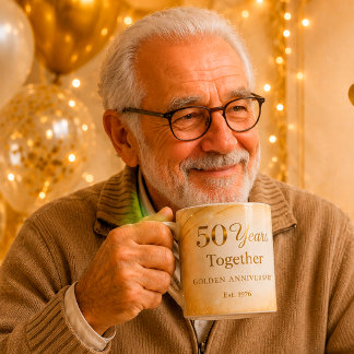 Taza De Café 50 Year Anniversary Mug Golden Wedding Anniversary