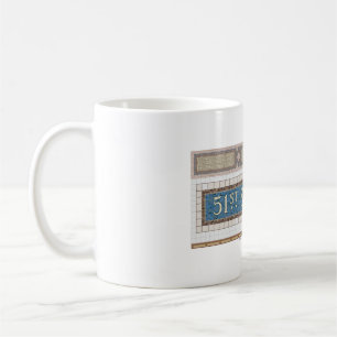 Taza De Café 51.o Mosaico del subterráneo de Nueva York de la