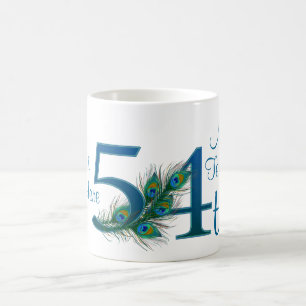 Taza De Café # 54 - 54.o aniversario de boda o 54.o cumpleaños
