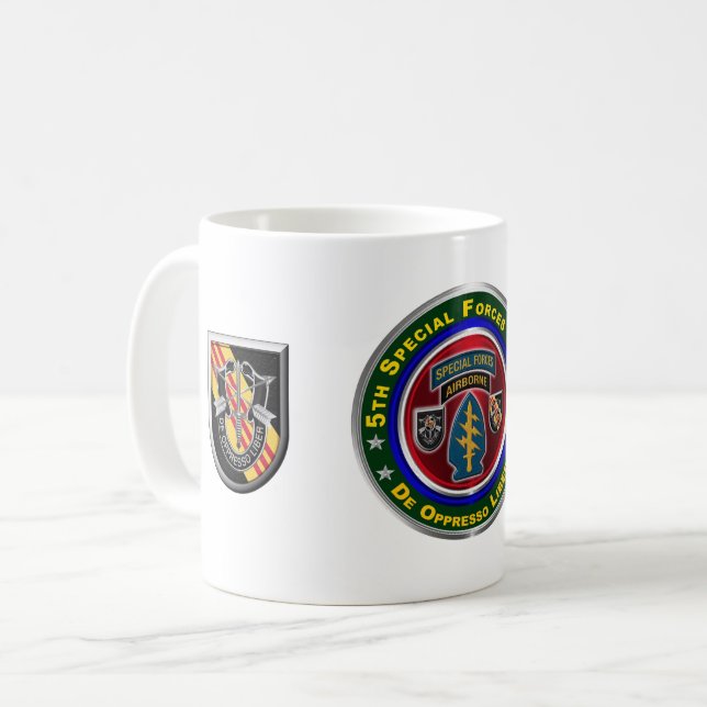 Taza De Café 5.º Grupo de Fuerzas Especiales Aerotransportado (Anverso izquierdo)