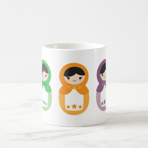 Taza De Café 5 amores de Matryoshka