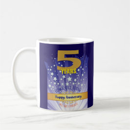 Taza De Café 5 años Aniversario de la Recuperación del PERSONAL