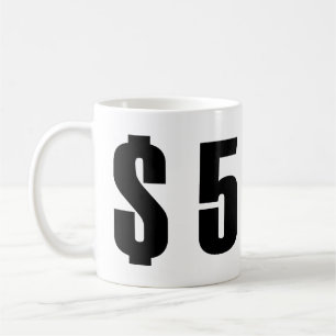 Taza De Café 5 dólares