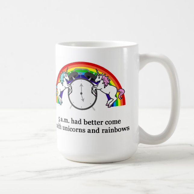 Taza De Café 5 necesitan unicornios (Derecha)