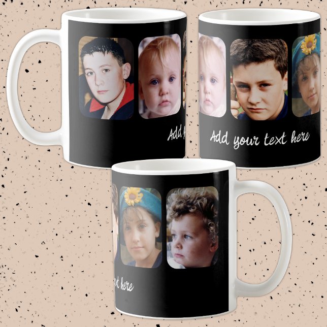 Taza De Café 5 photo collage add text black (Subido por el creador)
