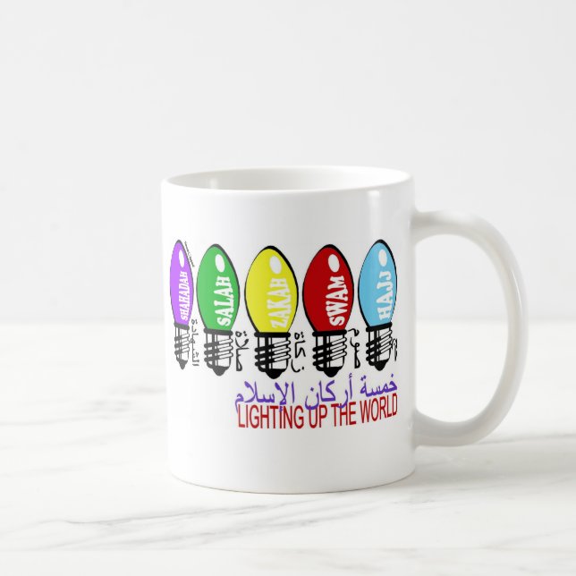 Taza De Café 5 Pilares del Islam (Derecha)