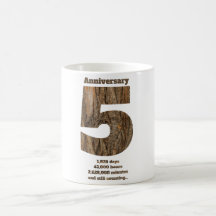 5 Year Anniversary - Wood Anniversary Milestone