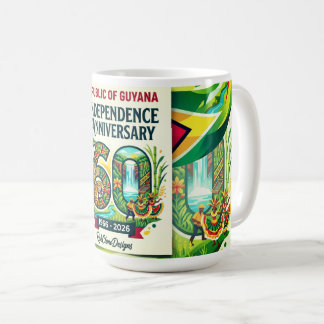 Taza De Café 60º Aniversario de la Independencia de la Repúblic
