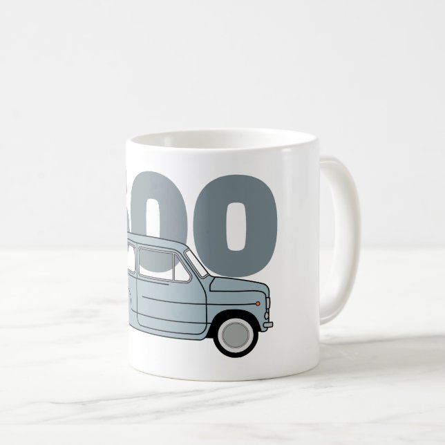 Taza De Café 600 azul (Anverso derecho)