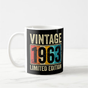 Taza De Café 60.º Regalo de cumpleaños Hombres Mujeres Vintage 