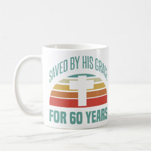 Taza De Café 60.º Regalo De Cumpleaños Para Los Cristianos