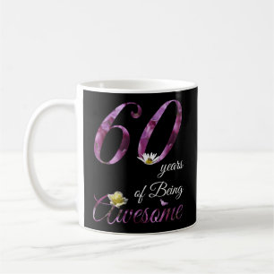 Taza De Café 60 Alegre Floral 1963 60