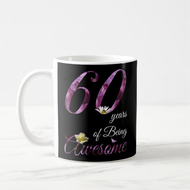 Taza De Café 60 Alegre Floral 1963 60 (Izquierda)