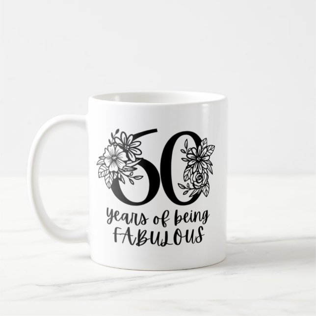 Taza De Café 60 cumpleaños (Izquierda)