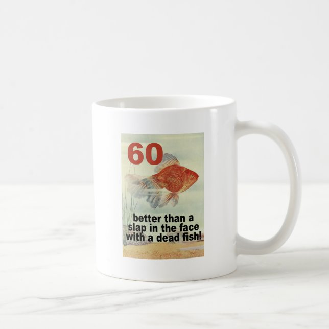 Taza De Café 60.o cumpleaños divertido (Derecha)