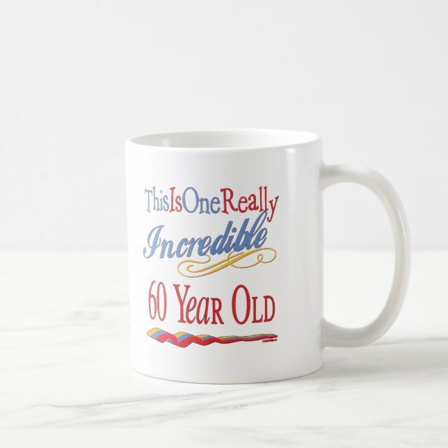 Taza De Café 60.os regalos de cumpleaños de la diversión (Derecha)