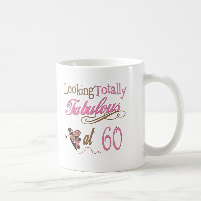 Taza De Café 60.os regalos de cumpleaños de la diversión (Derecha)