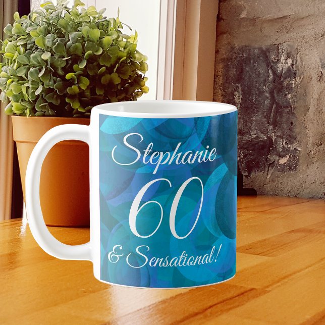 Taza De Café 60 y el elegante y sensacional cumpleaños azul del (Subido por el creador)