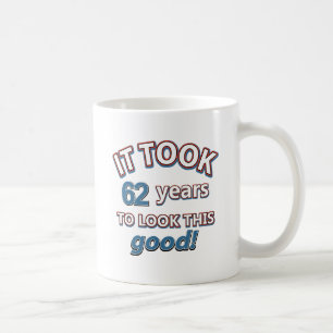 Taza De Café 62.os diseños del cumpleaños del año