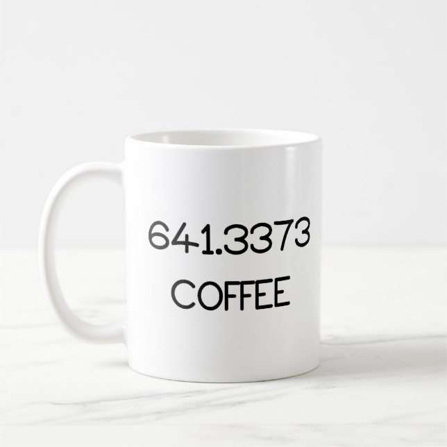 Taza De Café 641.3373 Café (Izquierda)