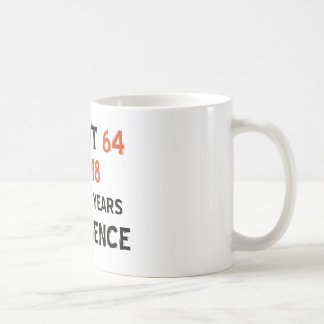 Taza De Café 64.os diseños del cumpleaños