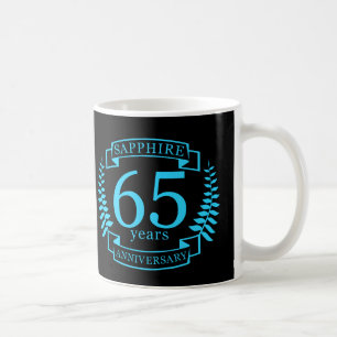 Taza De Café 65.º Boda ANIVERSARIO