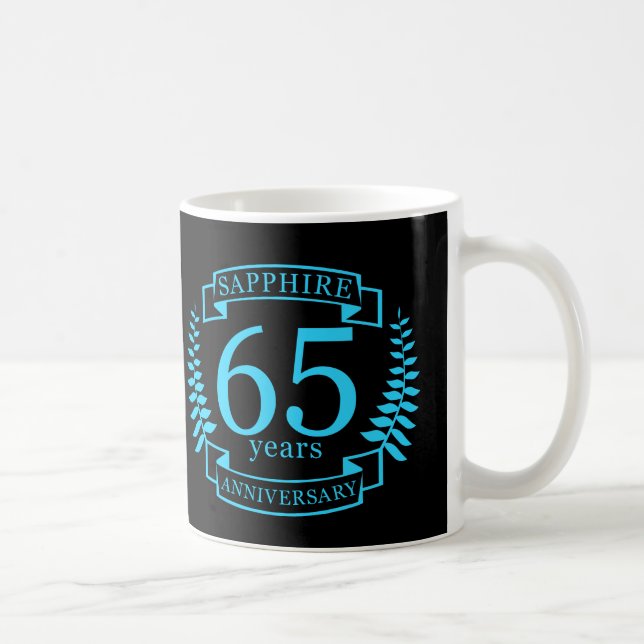 Taza De Café 65.º Boda ANIVERSARIO (Derecha)