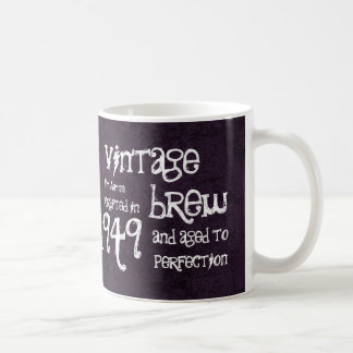Taza De Café 65.o Brew 1949 del vintage del cumpleaños o