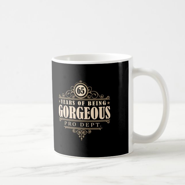Taza De Café 65.o Cumpleaños (65 años de ser magníficos) (Derecha)