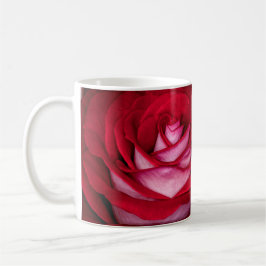 Taza De Café 6621-Rosa roja, blanca y rosa