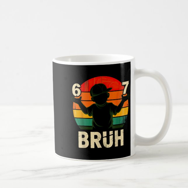 Taza De Café 67 Bruh 6 7  (Derecha)
