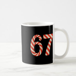 Taza De Café 67 Caramelo de Navidad 6 7 Meme Fiesta Gen Alpha S