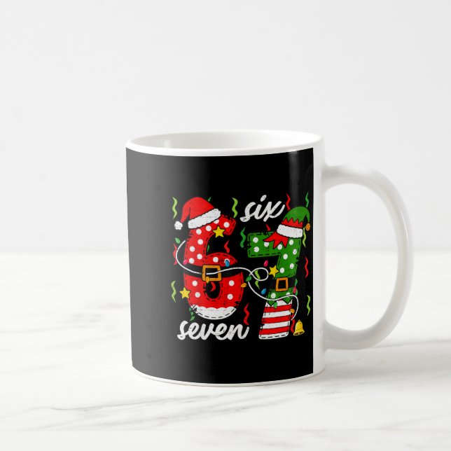 Taza De Café 67 Christmas Funny 6 7 Meme Six Seven Shirt Boys G (Derecha)