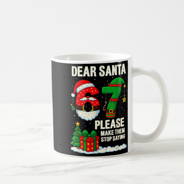 Taza De Café 67 Christmas Shirt 6-7 6 7 Shirt Funny Parents Men (Derecha)