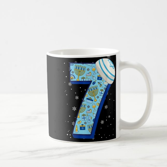 Taza De Café 67 Couple Hanukkah Matching Six Seven Meme Jewish  (Derecha)