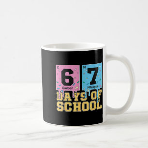 Taza De Café 67 Días De Colegio Divertido 6 7 Profesor Ciencia