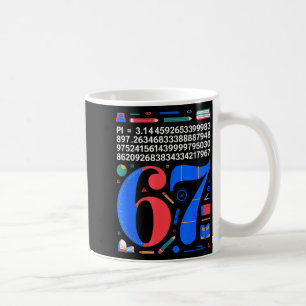 Taza De Café 67 Días De Escuela Maestro Niño Niño 67 Número Mat