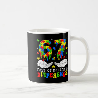 Taza De Café 67 días haciendo una diferencia conciencia del aut