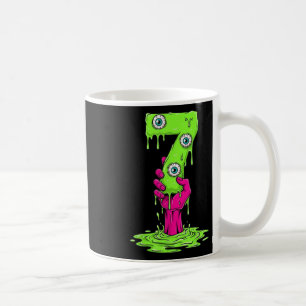 Taza De Café 67 Disfraz de Halloween Número Divertido 7 Siete M
