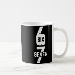 Taza De Café 67 Disfraz Seis Siete Meme Número 6 7 En él Hombre